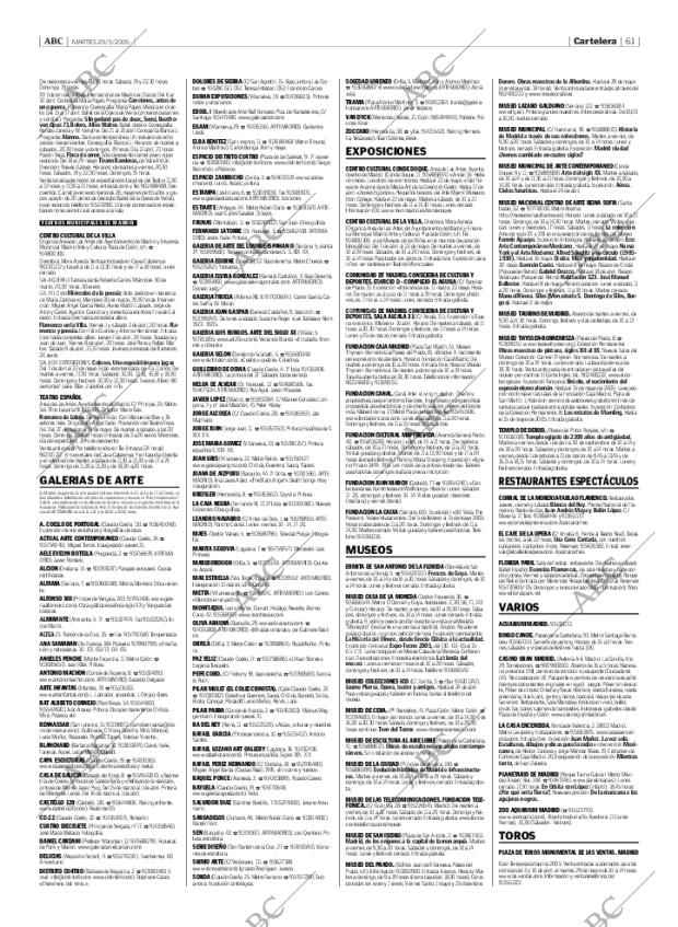 ABC MADRID 29-03-2005 página 61