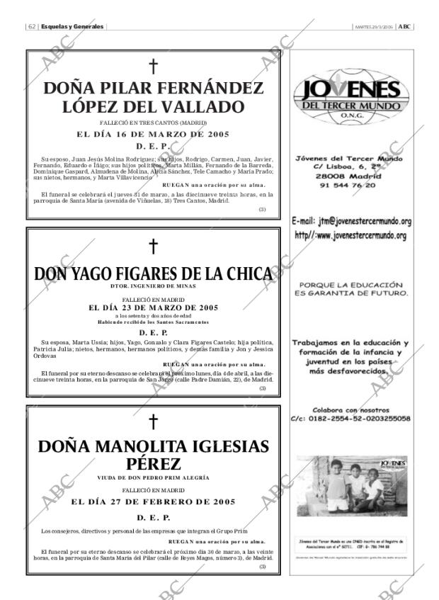 ABC MADRID 29-03-2005 página 62