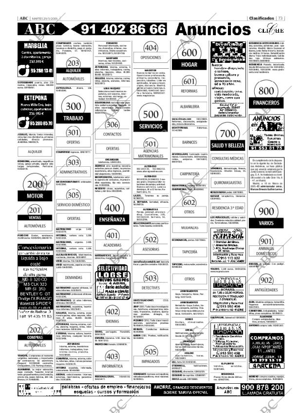 ABC MADRID 29-03-2005 página 73