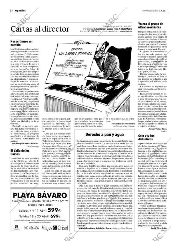 ABC MADRID 29-03-2005 página 8