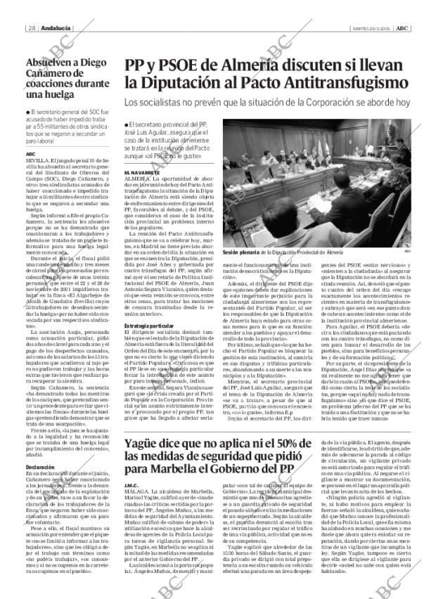 ABC SEVILLA 29-03-2005 página 28