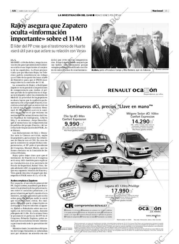 ABC MADRID 30-03-2005 página 15