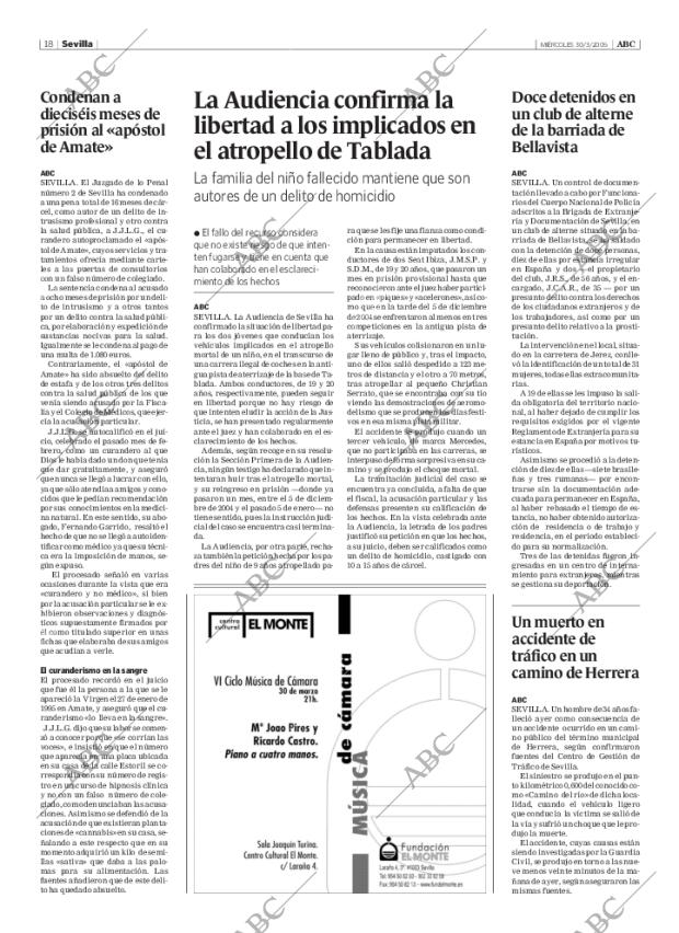 ABC SEVILLA 30-03-2005 página 18