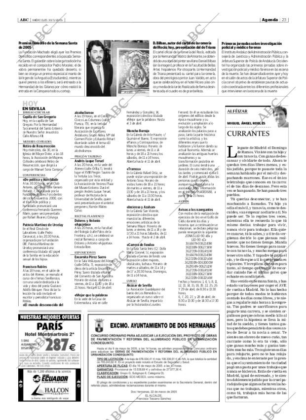 ABC SEVILLA 30-03-2005 página 23