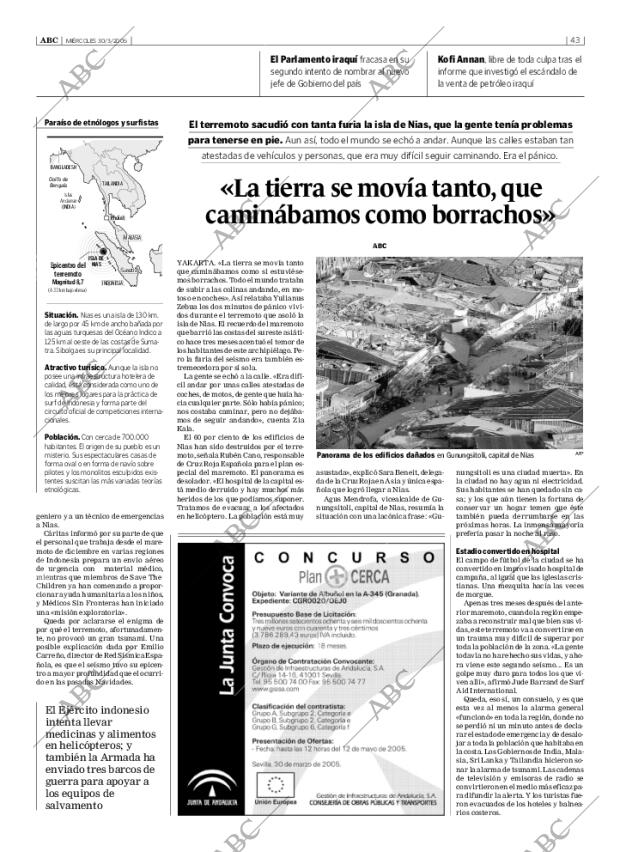 ABC SEVILLA 30-03-2005 página 43