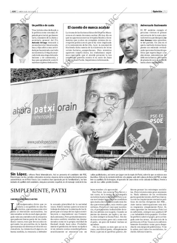 ABC SEVILLA 30-03-2005 página 5