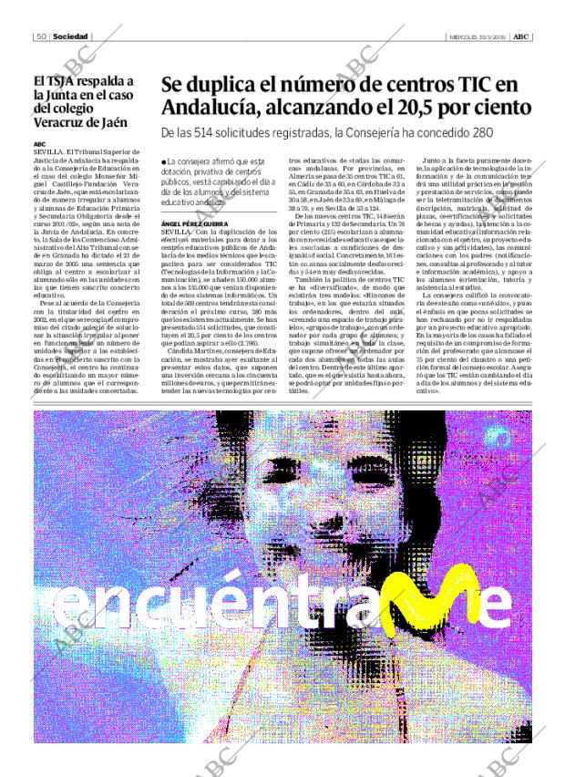ABC SEVILLA 30-03-2005 página 50