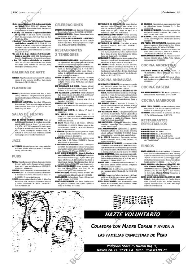 ABC SEVILLA 30-03-2005 página 61