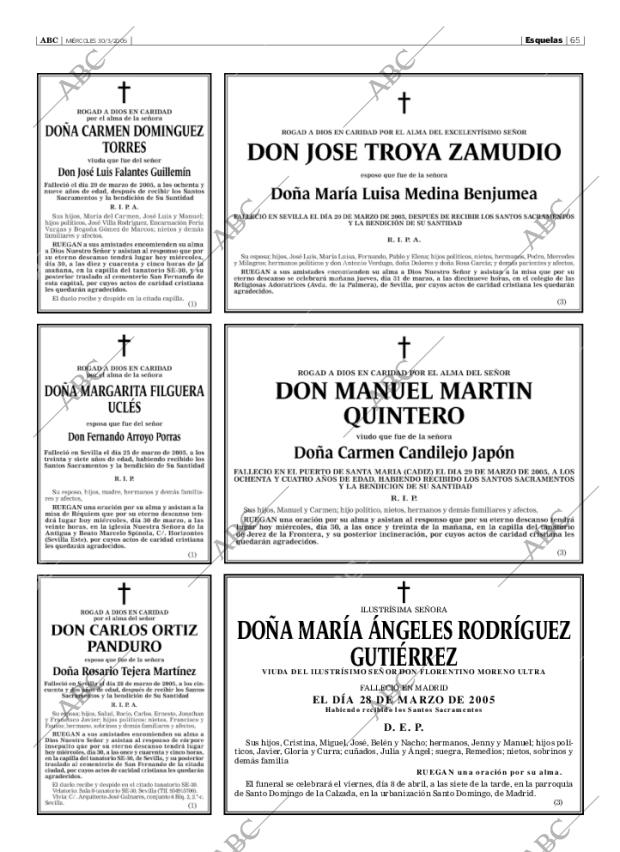 ABC SEVILLA 30-03-2005 página 65
