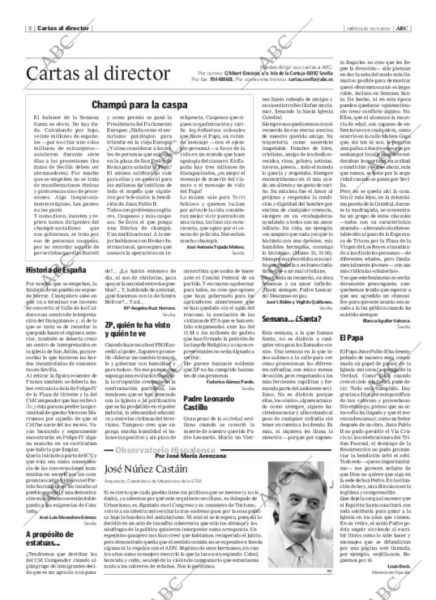 ABC SEVILLA 30-03-2005 página 8
