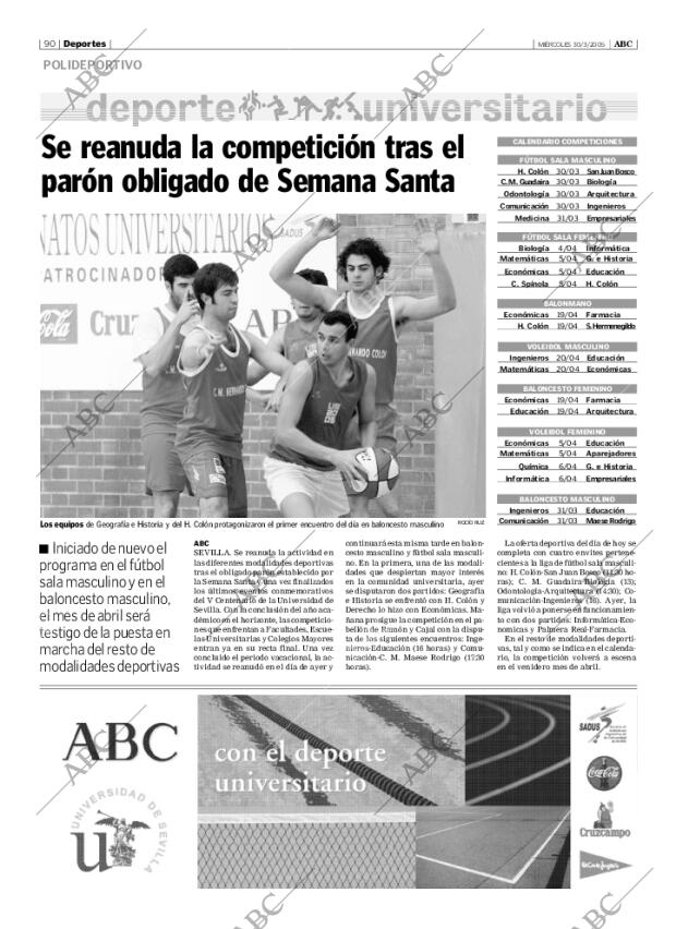 ABC SEVILLA 30-03-2005 página 90