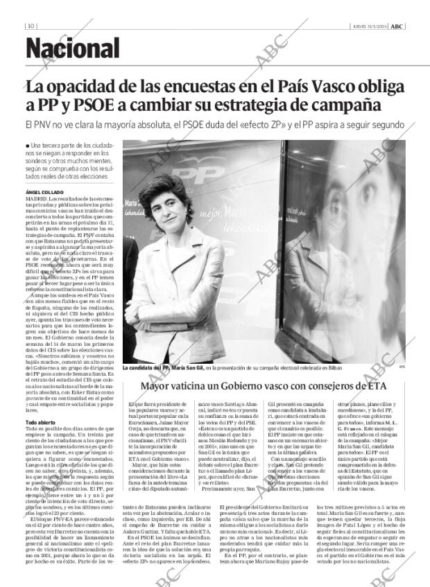 ABC MADRID 31-03-2005 página 10