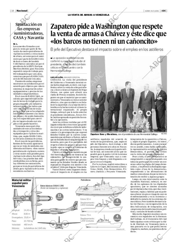ABC MADRID 31-03-2005 página 14