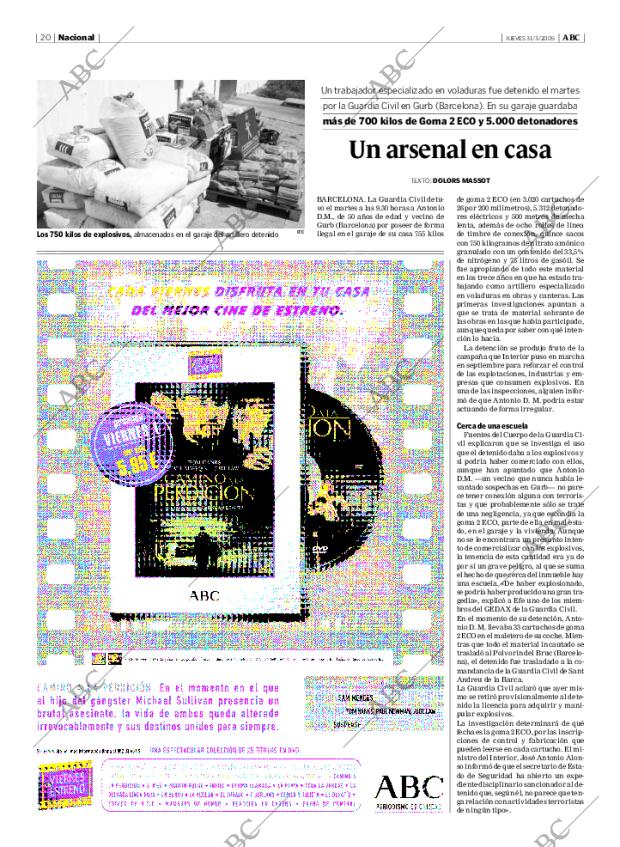 ABC MADRID 31-03-2005 página 20
