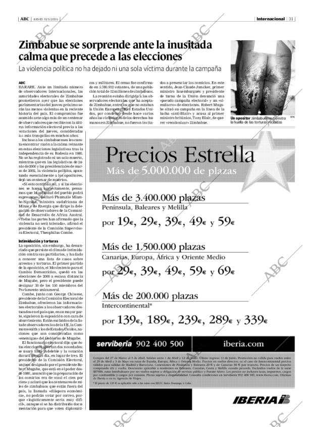 ABC MADRID 31-03-2005 página 31