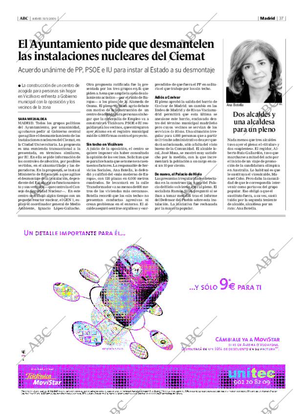 ABC MADRID 31-03-2005 página 37