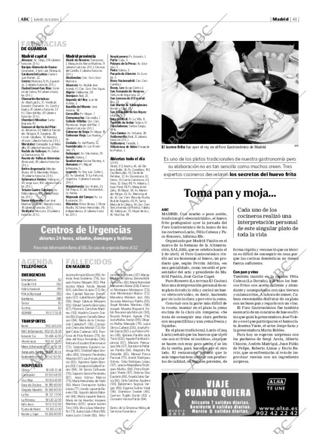 ABC MADRID 31-03-2005 página 41