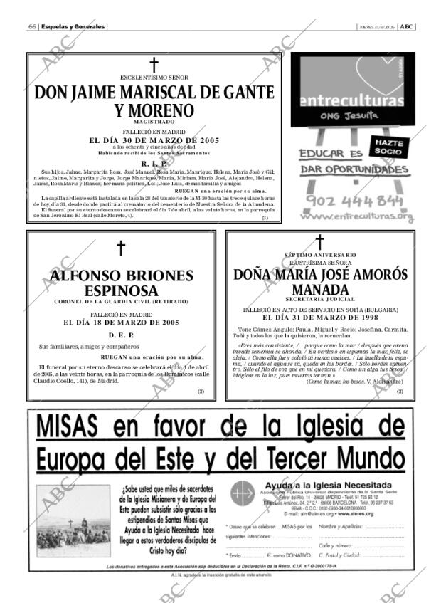 ABC MADRID 31-03-2005 página 66