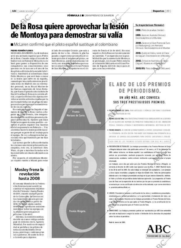 ABC MADRID 31-03-2005 página 89