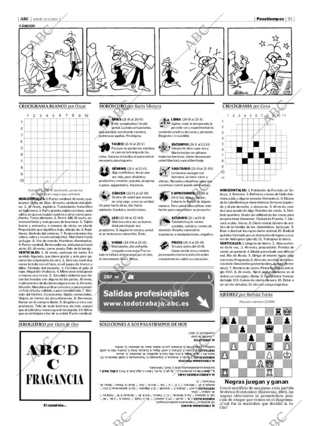 ABC MADRID 31-03-2005 página 91
