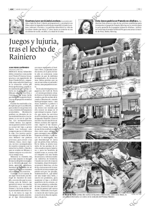 ABC MADRID 31-03-2005 página 93