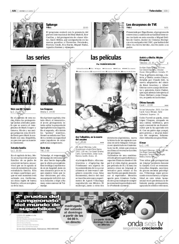 ABC MADRID 01-04-2005 página 101