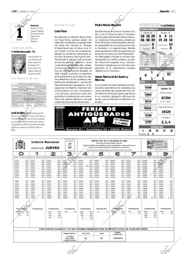 ABC MADRID 01-04-2005 página 41