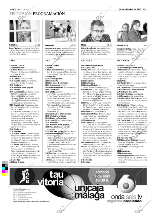 ABC MADRID 02-04-2005 página 115