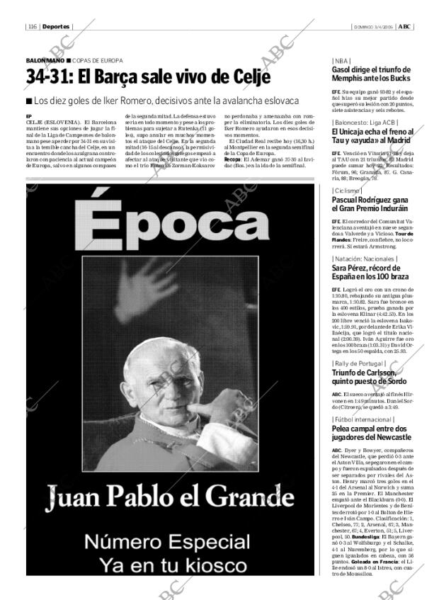 ABC MADRID 03-04-2005 página 116