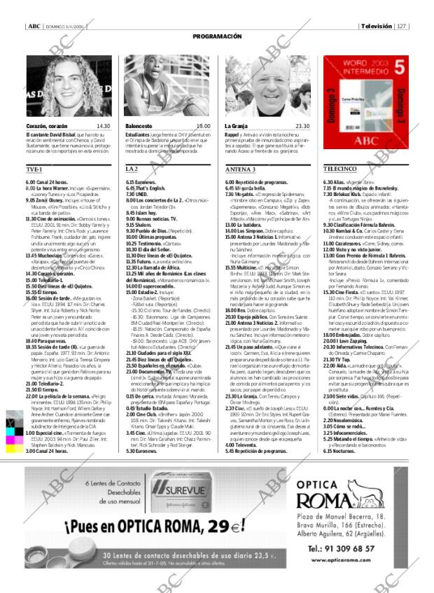 ABC MADRID 03-04-2005 página 127