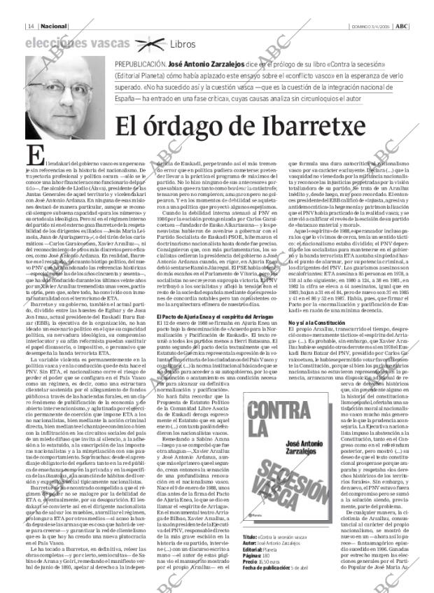 ABC MADRID 03-04-2005 página 14
