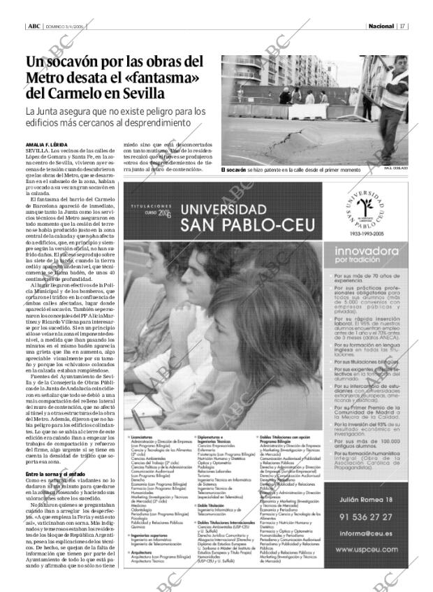 ABC MADRID 03-04-2005 página 17