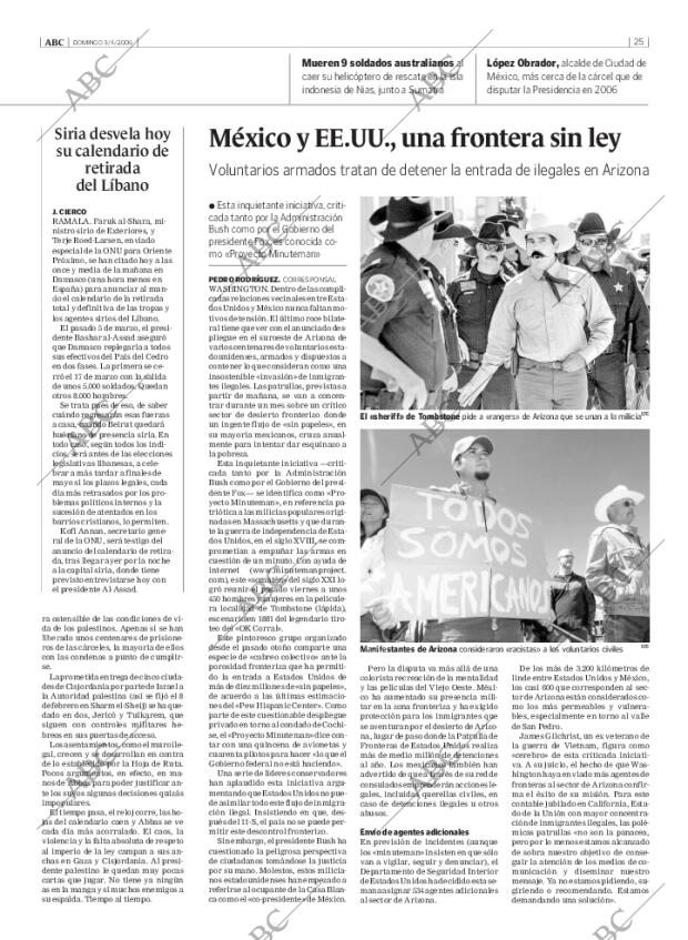 ABC MADRID 03-04-2005 página 25