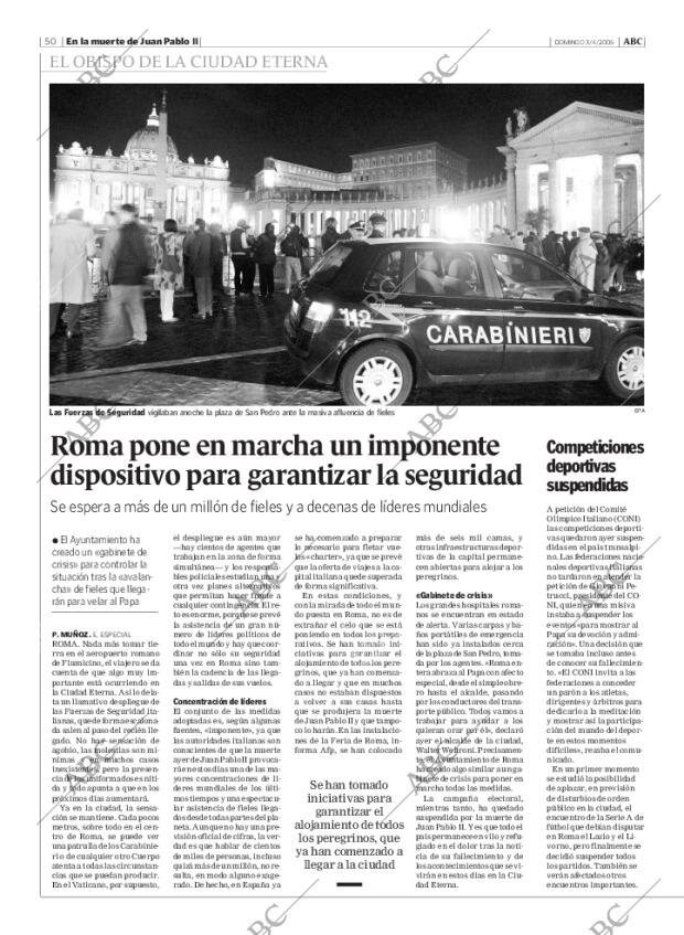 ABC MADRID 03-04-2005 página 50