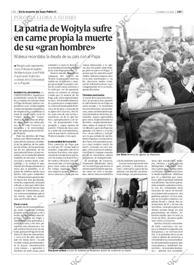 ABC MADRID 03-04-2005 página 56
