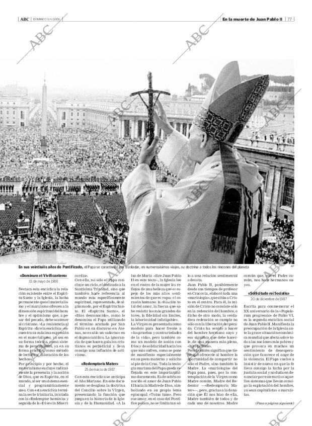 ABC MADRID 03-04-2005 página 77