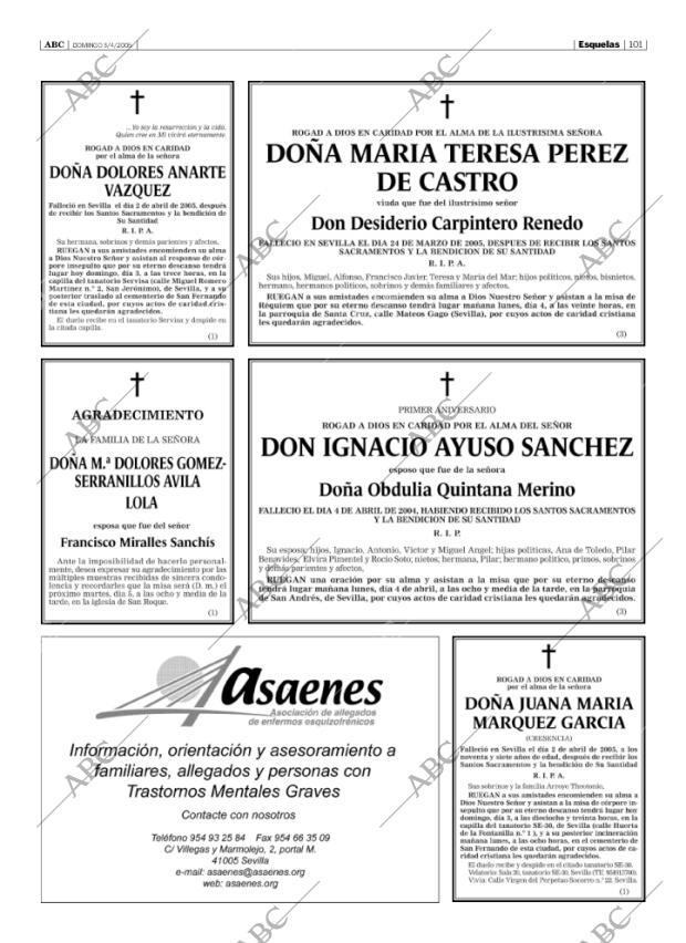 ABC SEVILLA 03-04-2005 página 101