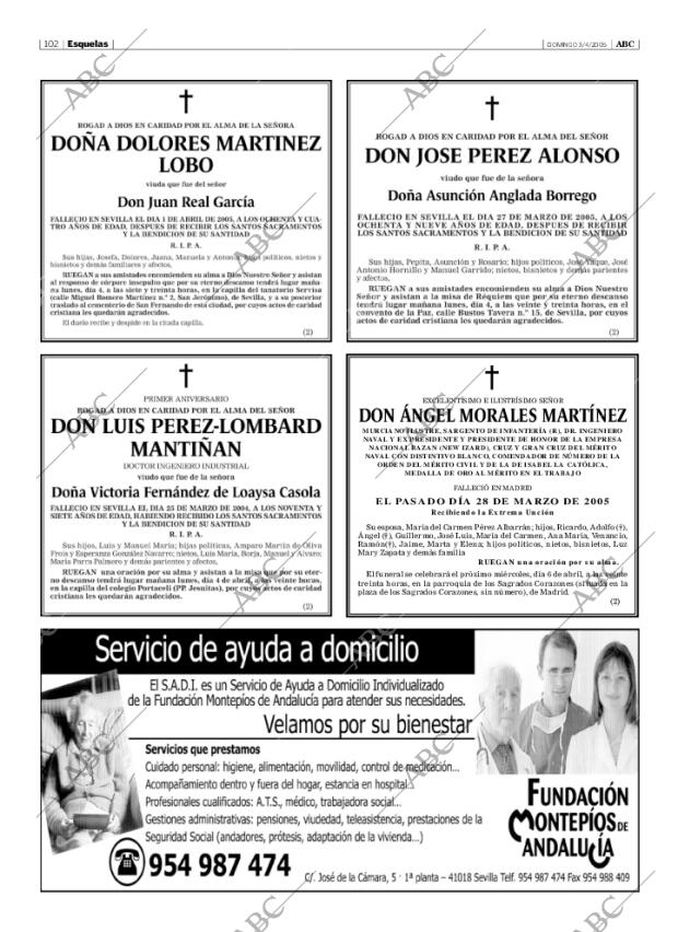 ABC SEVILLA 03-04-2005 página 102