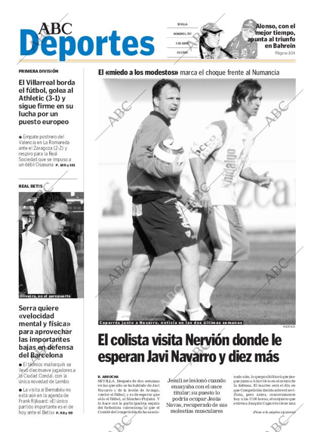 ABC SEVILLA 03-04-2005 página 109