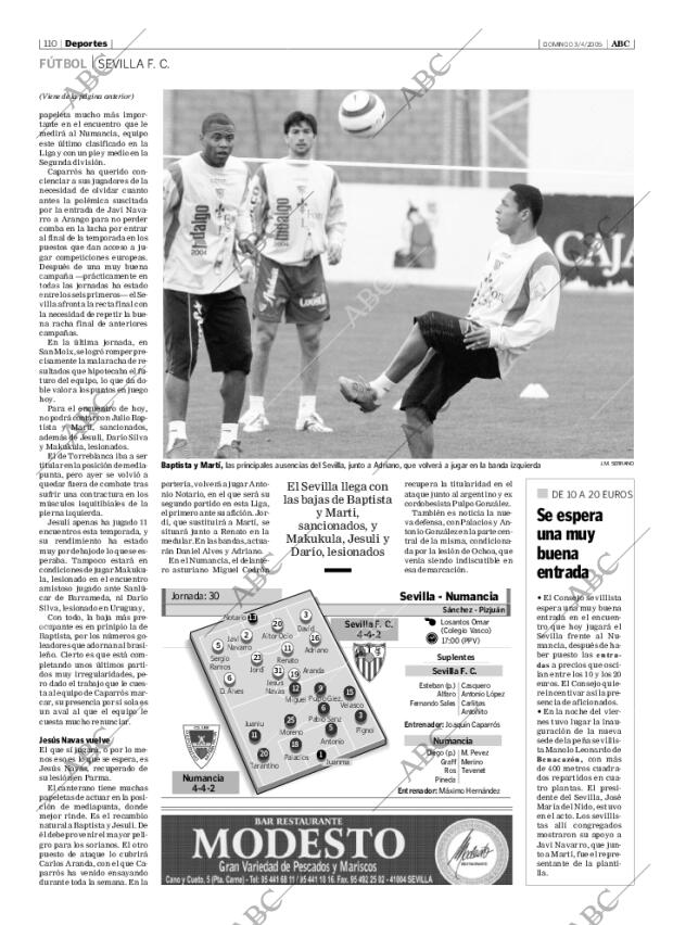 ABC SEVILLA 03-04-2005 página 110