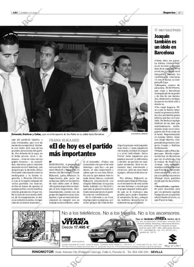 ABC SEVILLA 03-04-2005 página 113