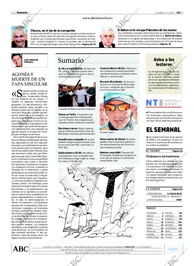 ABC SEVILLA 03-04-2005 página 2