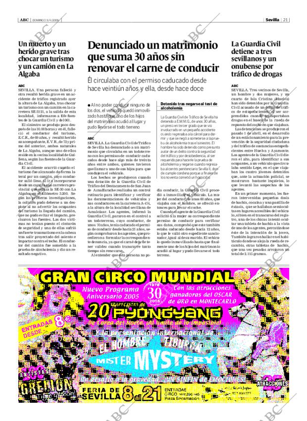 ABC SEVILLA 03-04-2005 página 21