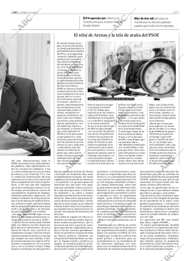 ABC SEVILLA 03-04-2005 página 27