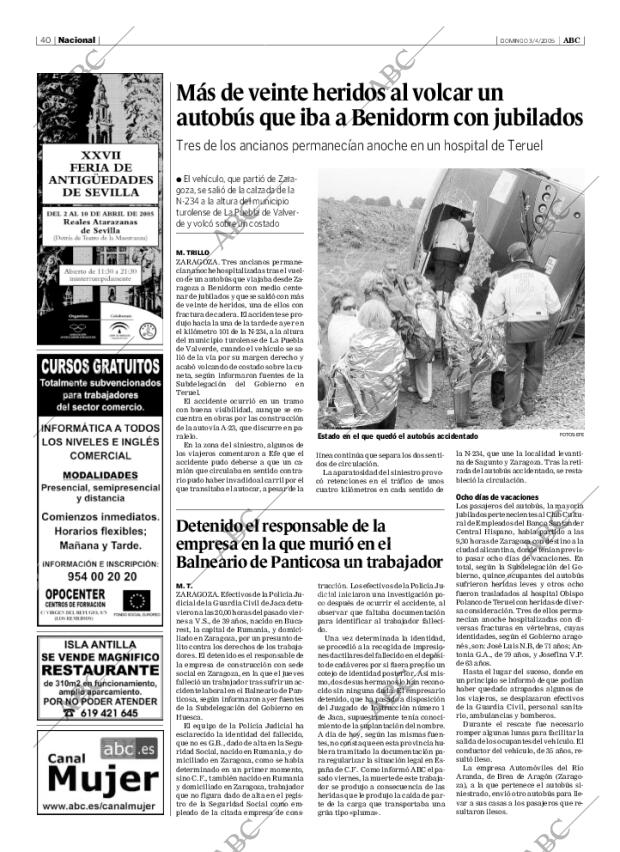 ABC SEVILLA 03-04-2005 página 40