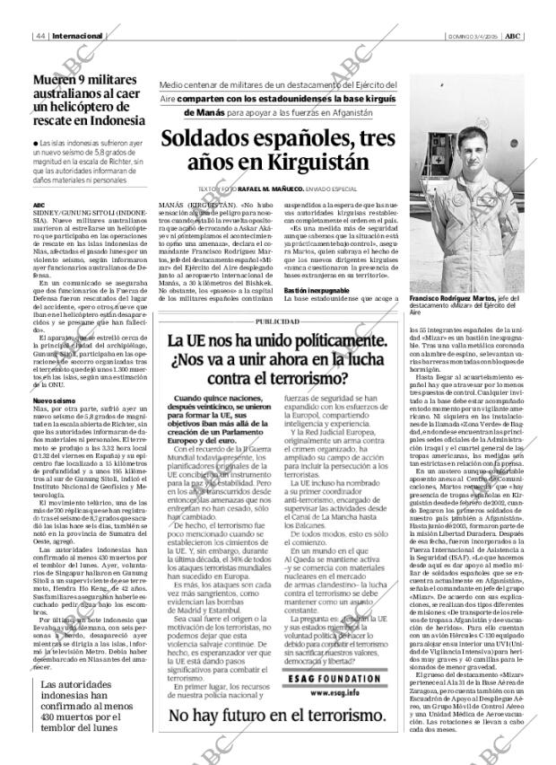 ABC SEVILLA 03-04-2005 página 44