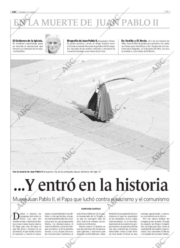 ABC SEVILLA 03-04-2005 página 45