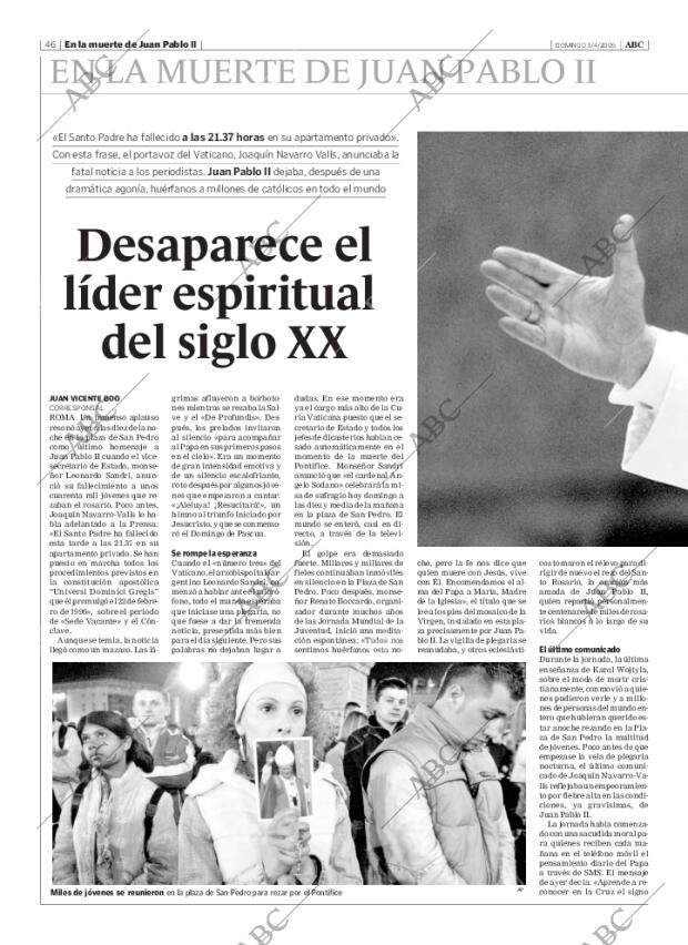 ABC SEVILLA 03-04-2005 página 46