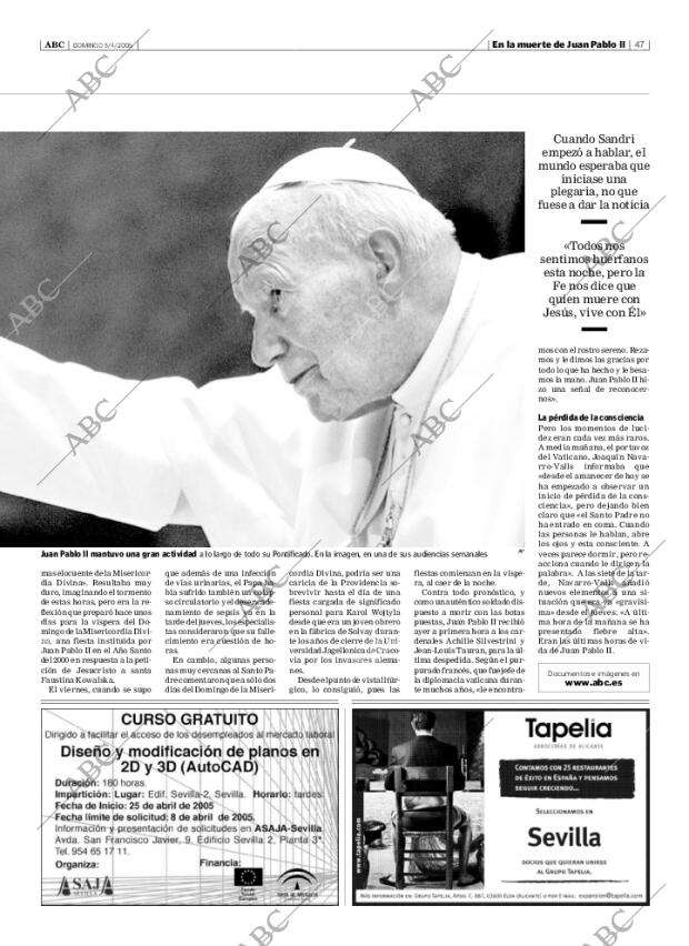 ABC SEVILLA 03-04-2005 página 47