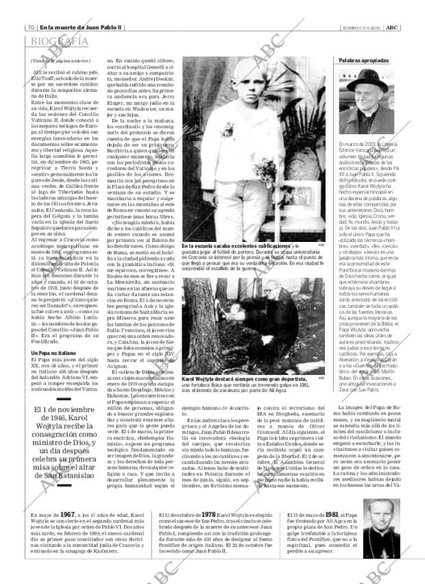 ABC SEVILLA 03-04-2005 página 70